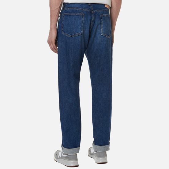 Мужские джинсы Edwin Loose Tapered Kaihara Indigo Blue x White Selvage 11 Oz Blue Mid Used