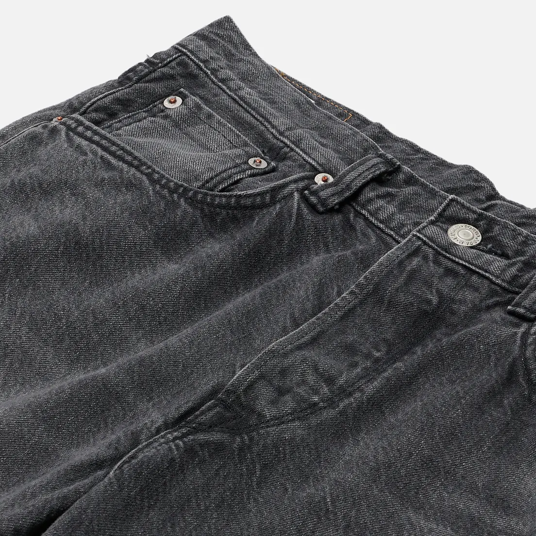 Edwin Мужские джинсы Loose Tapered Kaihara Black x White Selvage 11 Oz