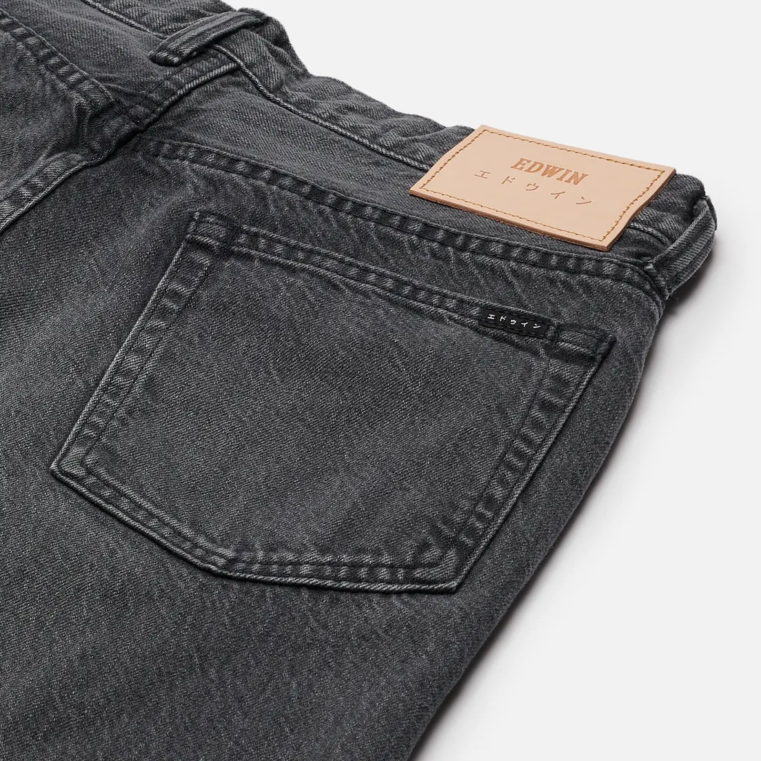 Edwin Мужские джинсы Loose Tapered Kaihara Black x White Selvage 11 Oz