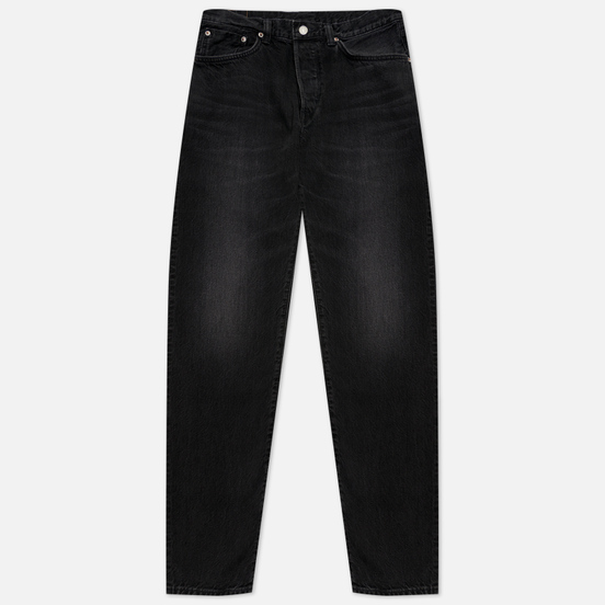 Мужские джинсы Edwin Loose Tapered Kaihara Black x White Selvage 11 Oz Black Dark Used