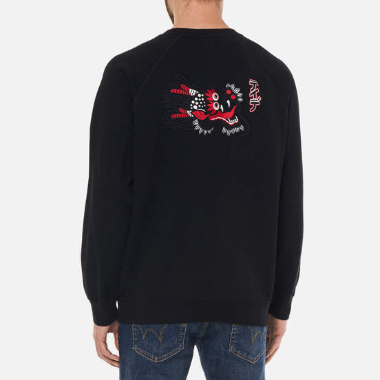 Мужская толстовка Edwin x Teide Panther Black Garment Washed