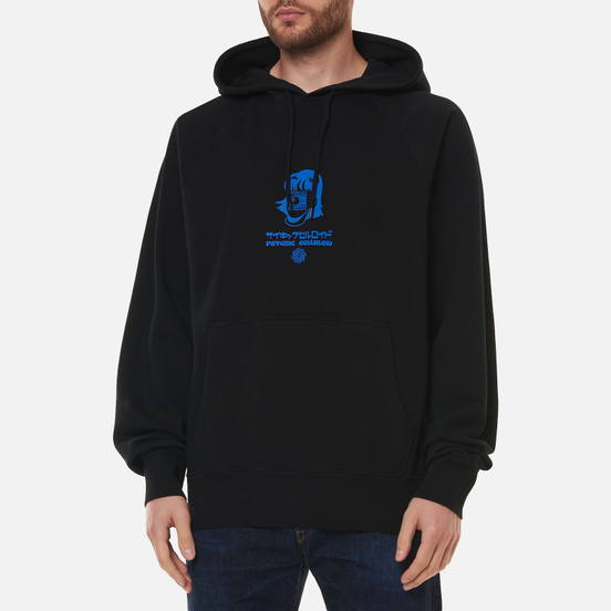 Мужская толстовка Edwin Psychic Celluloid Hoodie Black Garment Washed