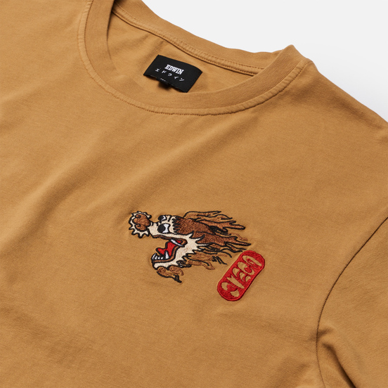 Мужская футболка Edwin Dragon Rabbits Garment Dyed Faded Out