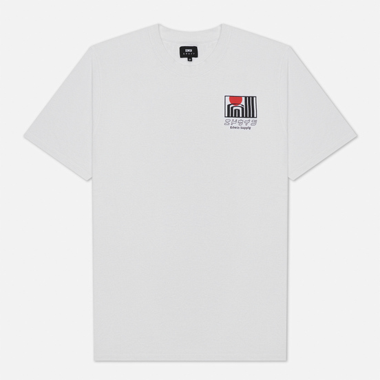 Мужская футболка Edwin Sun Buildings White Garment Washed