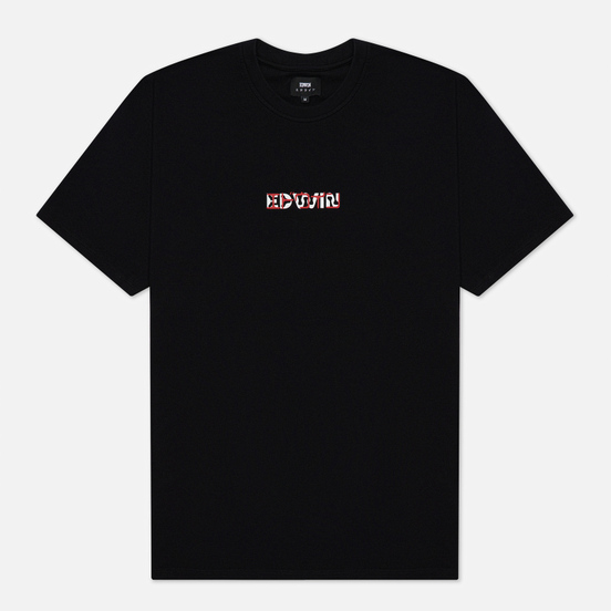 Мужская футболка Edwin Intertwined Black Garment Washed