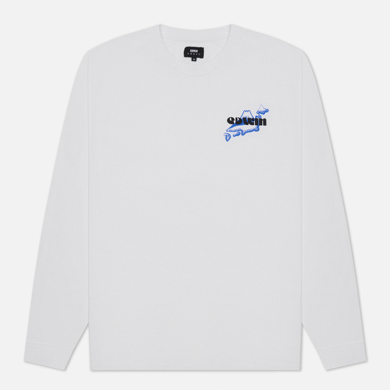 Мужской лонгслив Edwin Map White Garment Washed