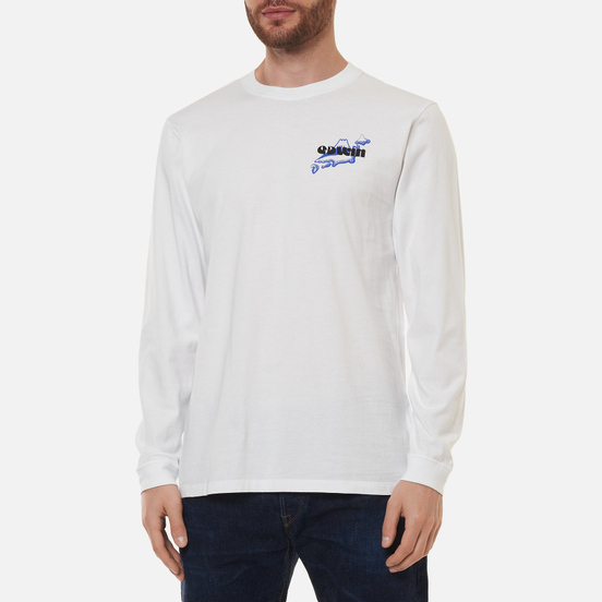 Мужской лонгслив Edwin Map White Garment Washed