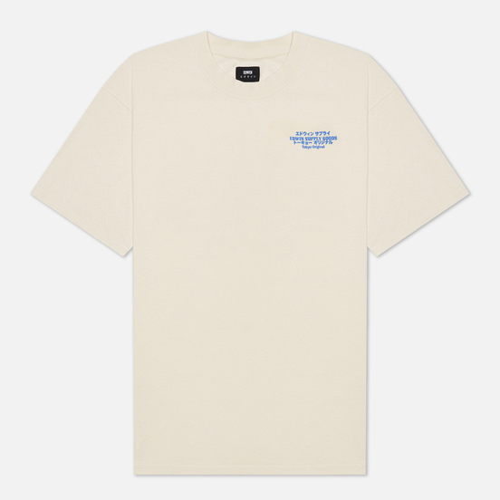 Мужская футболка Edwin Tokyo Original Whisper White Garment Washed