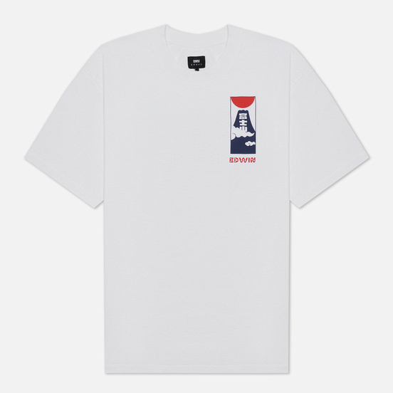 Мужская футболка Edwin Cloudy White Garment Washed