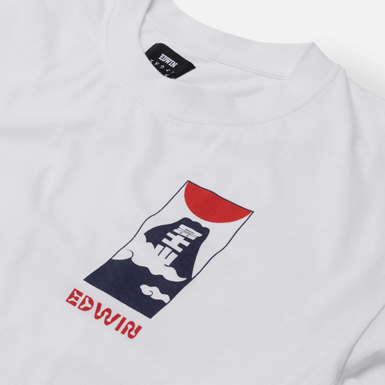 Мужская футболка Edwin Cloudy White Garment Washed