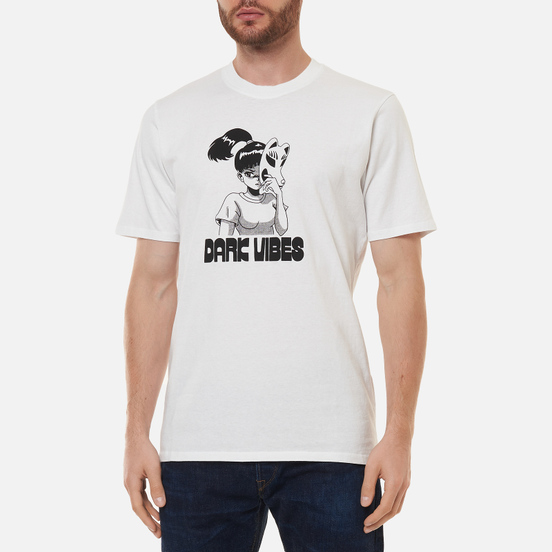 Мужская футболка Edwin Dark Vibes White Garment Washed