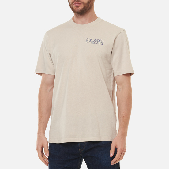 Мужская футболка Edwin Hard Fear Silver Grey Garment Washed
