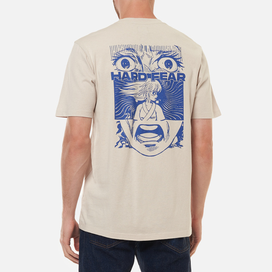 Мужская футболка Edwin Hard Fear Silver Grey Garment Washed