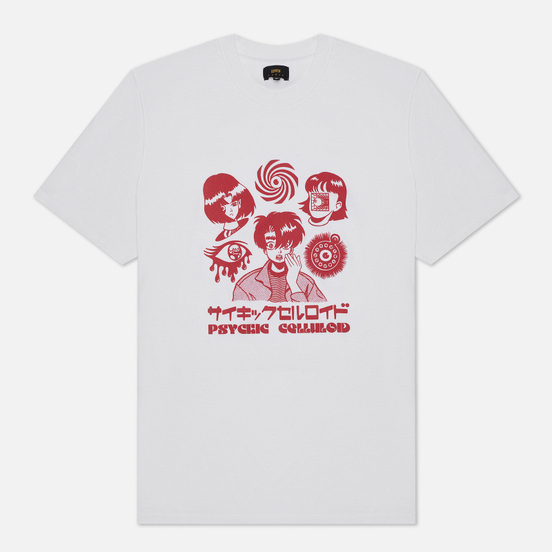 Мужская футболка Edwin Psychic Celluloid White Garment Washed