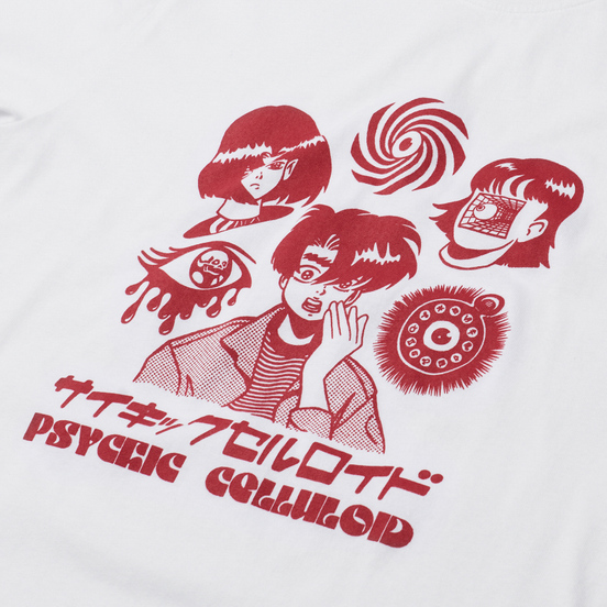 Мужская футболка Edwin Psychic Celluloid White Garment Washed