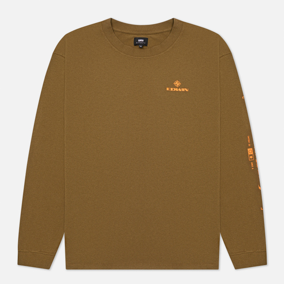 Мужской лонгслив Edwin Synergy III Uniform Green Garment Washed