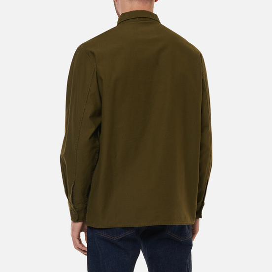 Мужская рубашка Edwin D-Ring Mili Uniform Green Enzyme Washed
