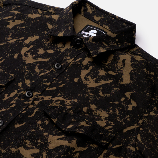 Мужская рубашка Edwin Big Panama Camo Grass All Over Print Garment Washed