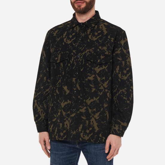 Мужская рубашка Edwin Big Panama Camo Grass All Over Print Garment Washed