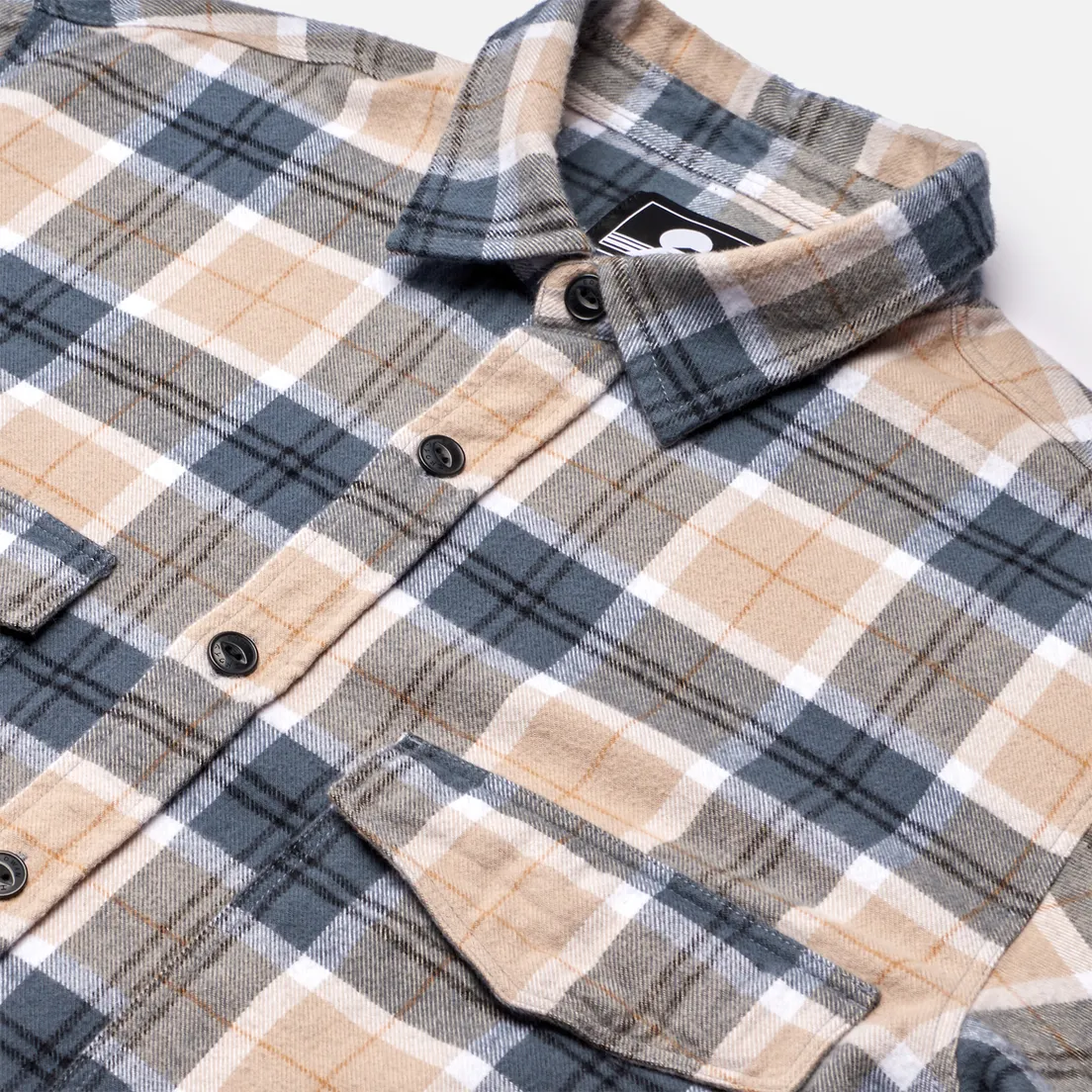 Edwin Мужская рубашка Big Heavy Flannel Brushed