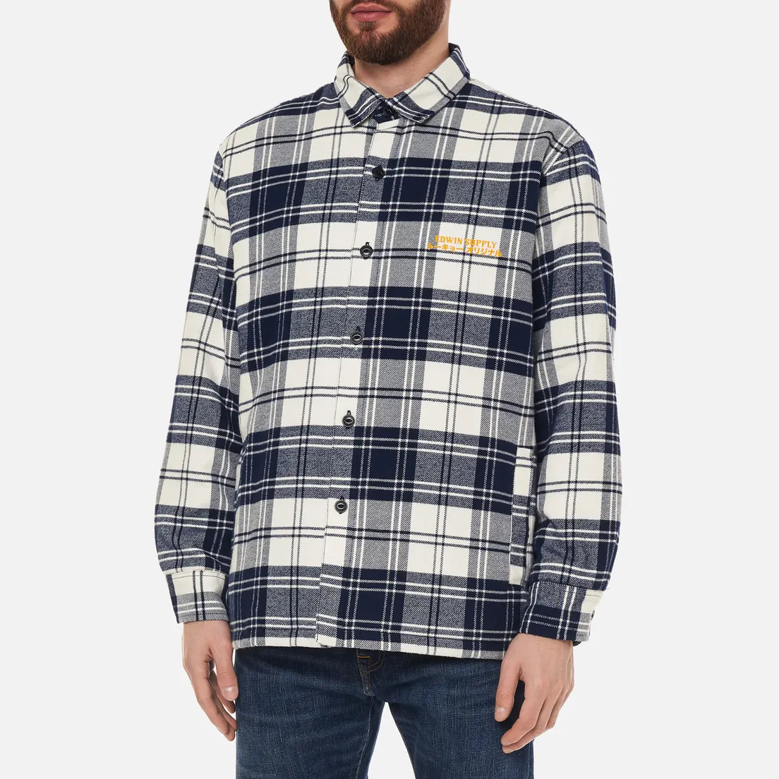 Edwin Мужская рубашка Sven Lined Mid Flannel Brushed