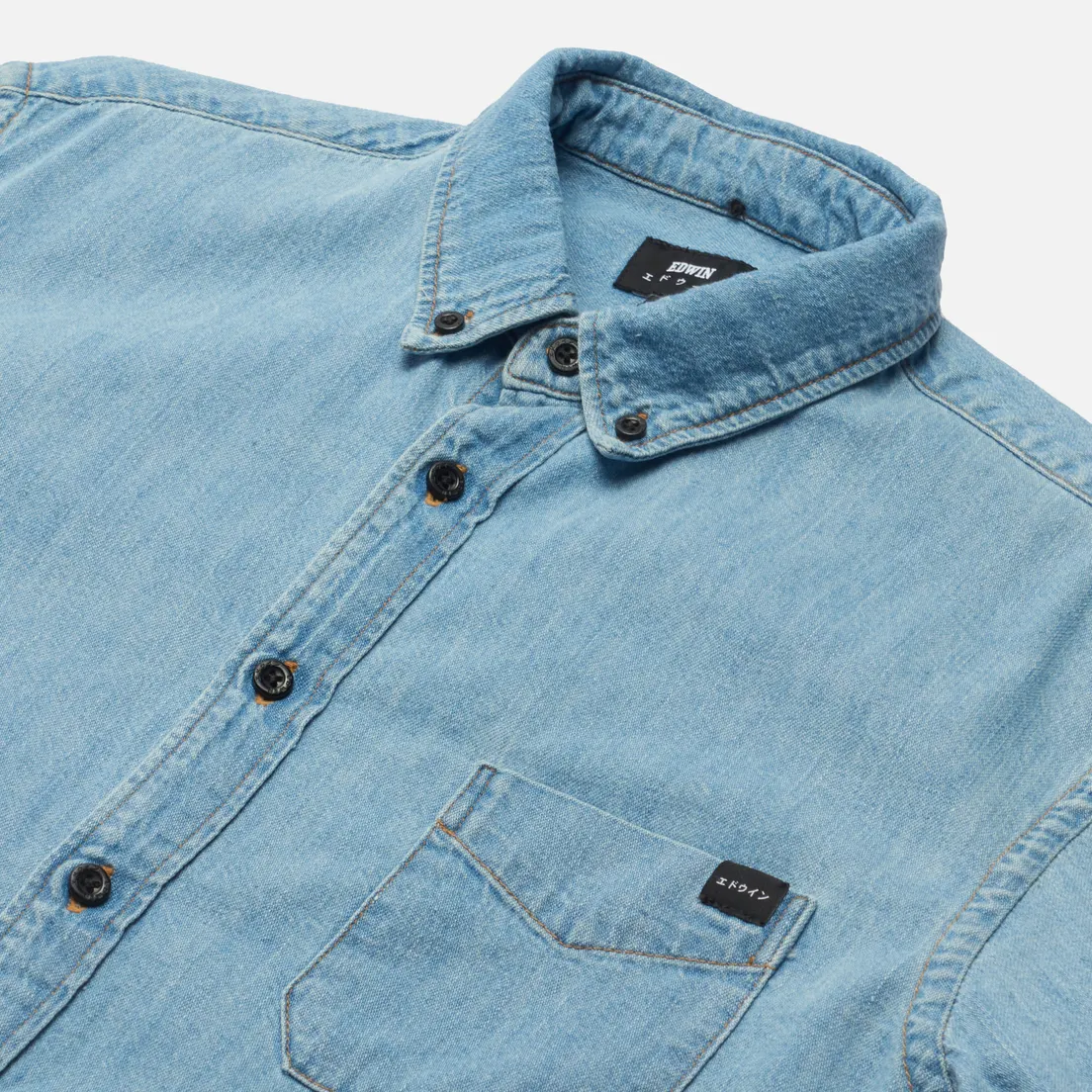 Edwin Мужская рубашка Standard Yoeme Cotton Denim