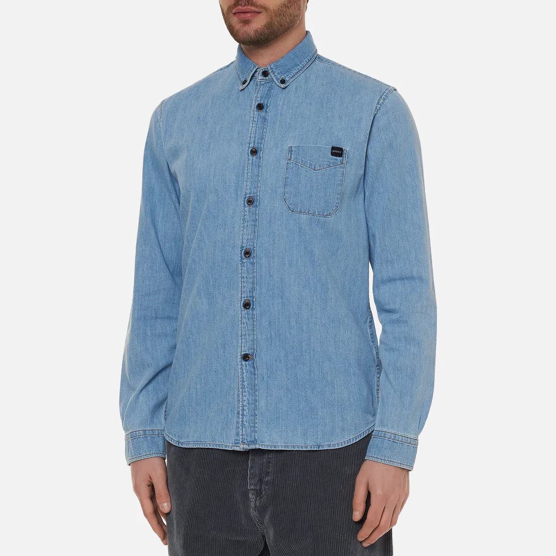 Edwin Мужская рубашка Standard Yoeme Cotton Denim