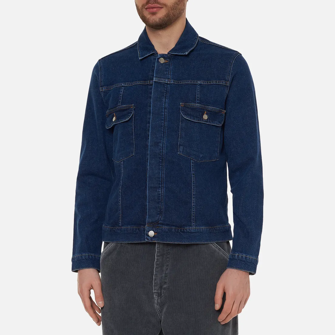 Edwin Мужская джинсовая куртка Halden CS Santo Domingo Denim 11.20 Oz
