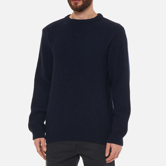 Мужской свитер Edwin Goodwin Navy Blazer Garment Washed