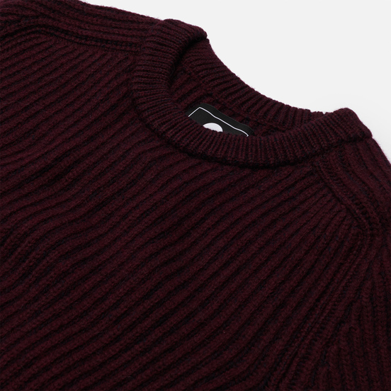 Мужской свитер Edwin Roni Crew Plum Pie Garment Washed