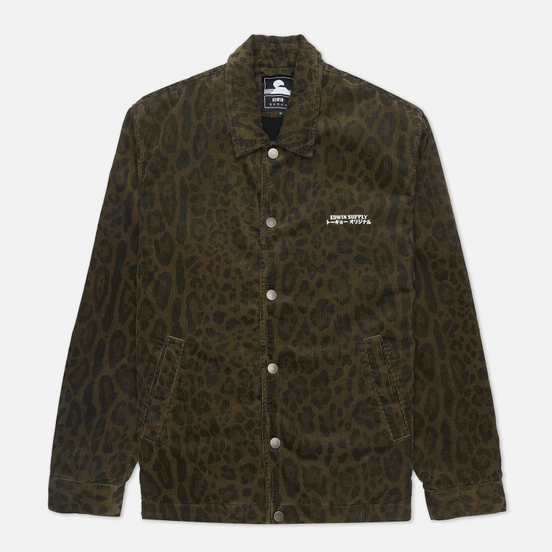 Мужская куртка Edwin Woodrow Lined Leopard All Over Print Garment Washed