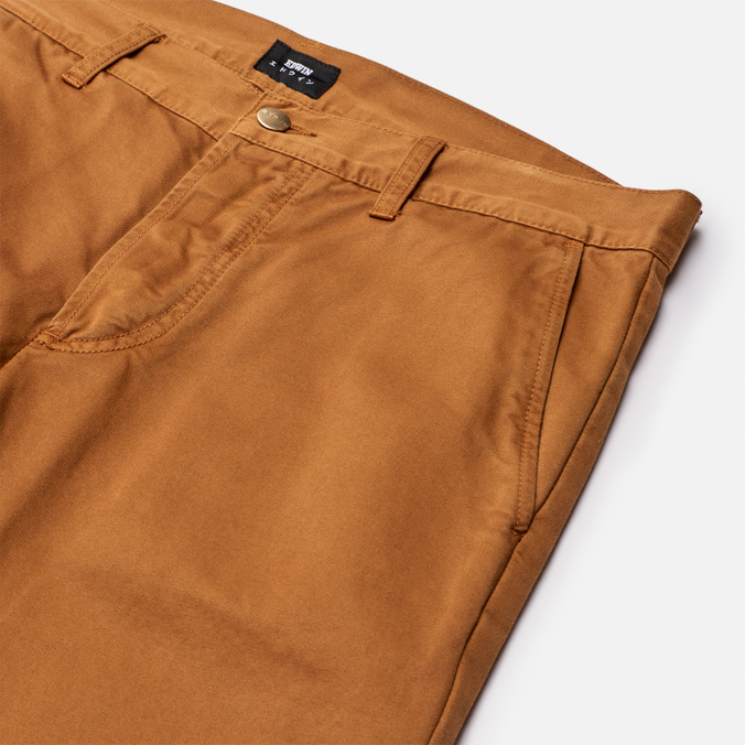Мужские брюки Edwin, цвет коричневый, размер 36 I029823.0N5.GD Loose Chino - фото 2