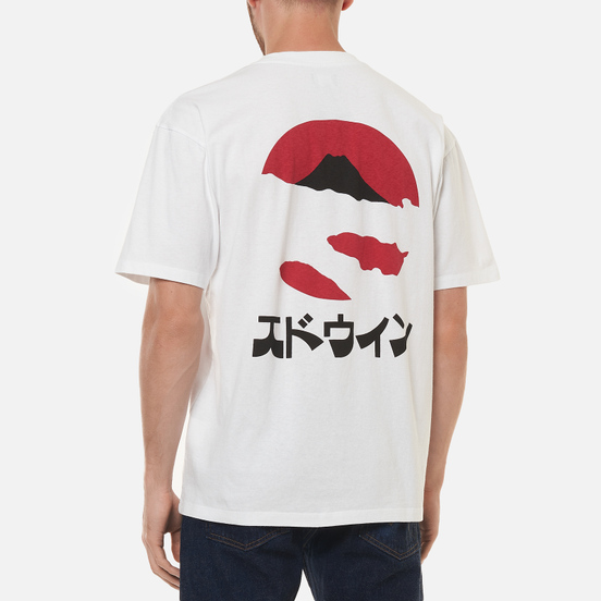 Мужская футболка Edwin Kamifuji White Garment Washed