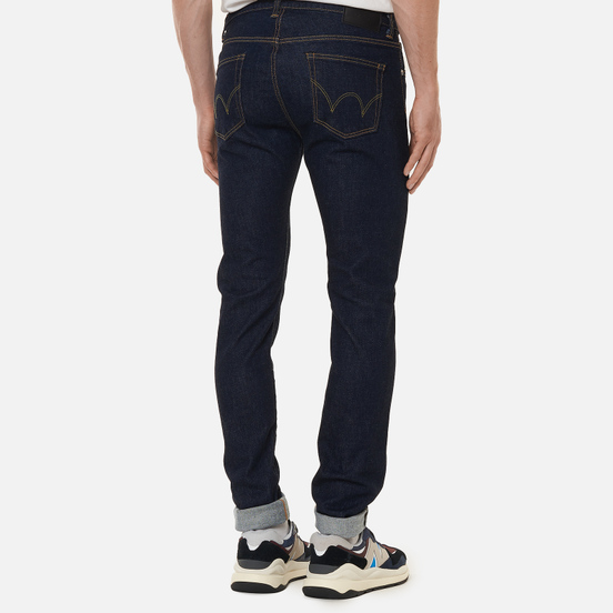 Мужские джинсы Edwin Slim Tapered Kaihara Organic Stretch Denim Blue Rinsed
