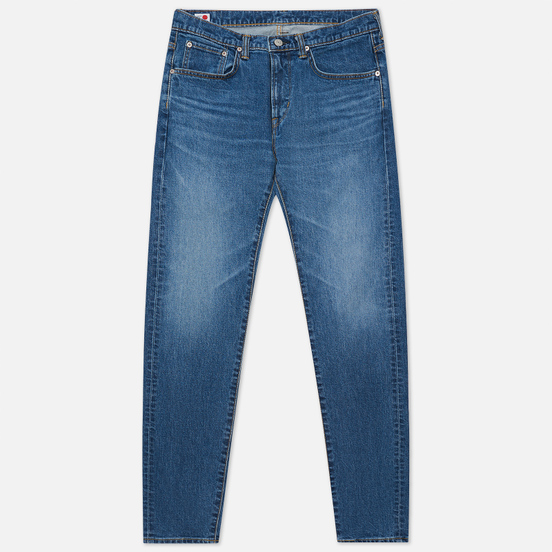 Мужские джинсы Edwin Slim Tapered Kaihara Organic Stretch Denim Blue Mid Used