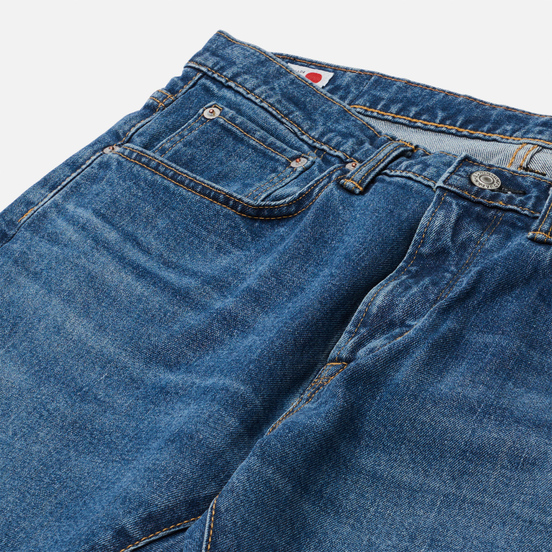 Мужские джинсы Edwin Slim Tapered Kaihara Organic Stretch Denim Blue Mid Used