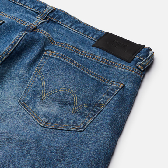 Мужские джинсы Edwin Slim Tapered Kaihara Organic Stretch Denim Blue Mid Used