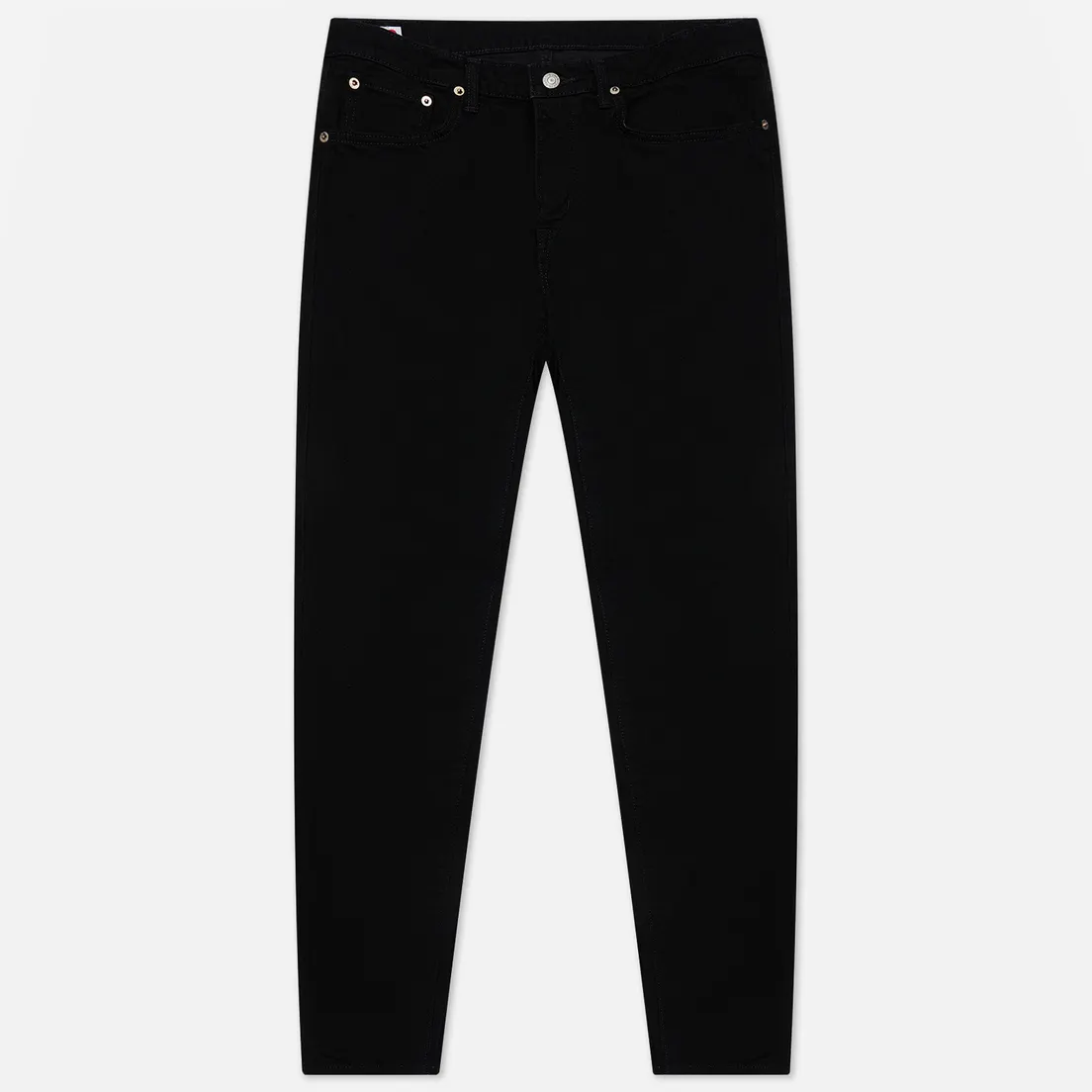 Edwin Мужские джинсы Slim Tapered Kaihara Organic Stretch Black Denim