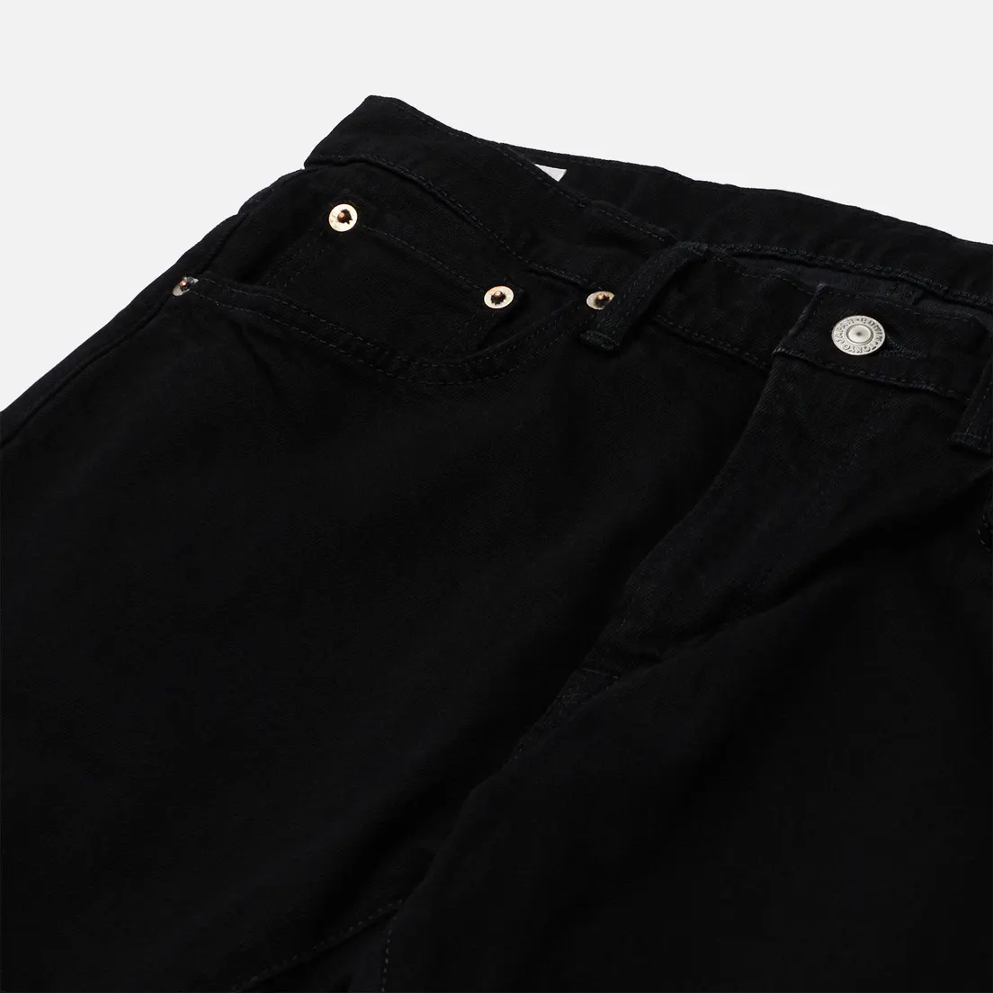 Edwin Мужские джинсы Slim Tapered Kaihara Organic Stretch Black Denim