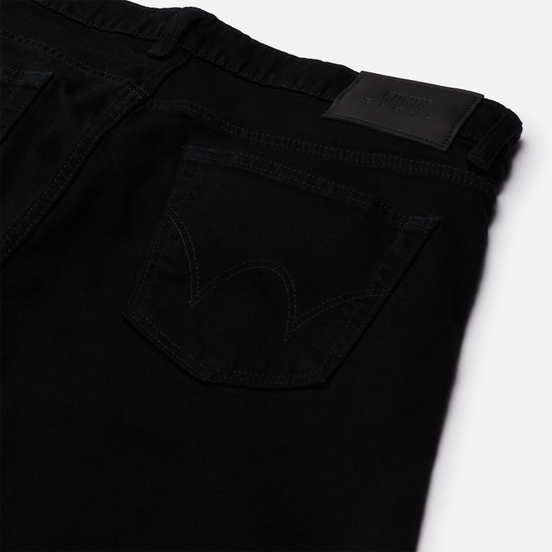 Мужские джинсы Edwin Slim Tapered Kaihara Organic Stretch Black Denim Black Rinsed