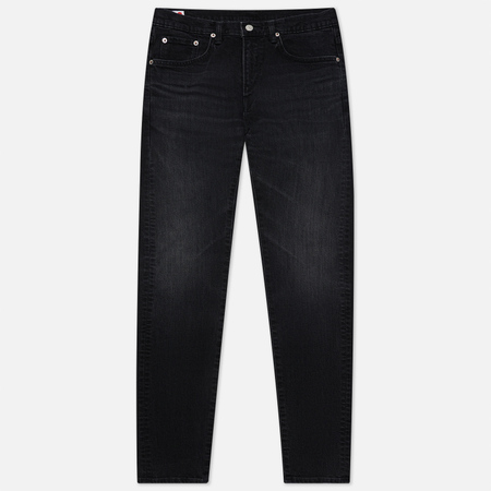 Мужские джинсы Edwin Slim Tapered Kaihara Organic Stretch Black Denim, цвет чёрный, размер 33/32