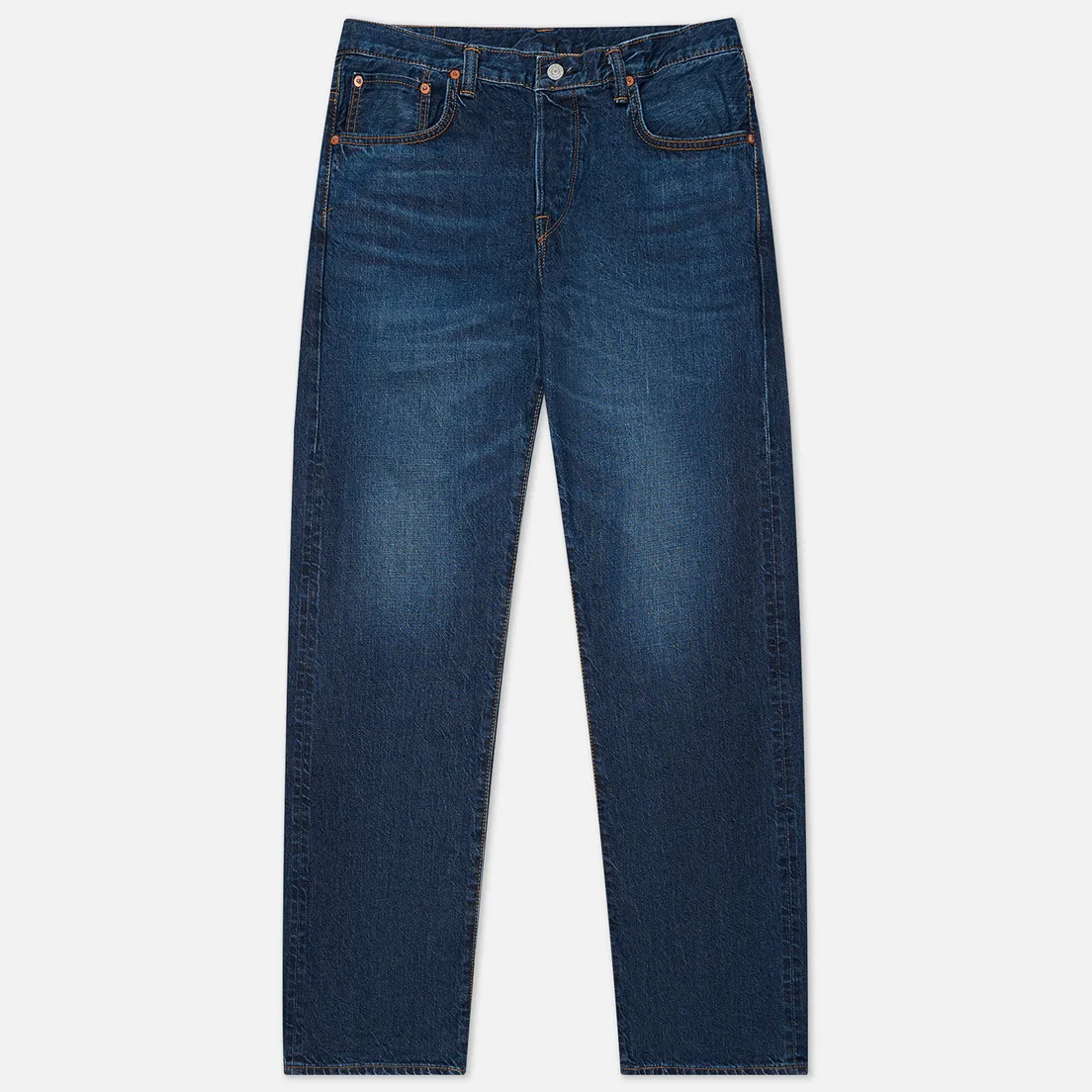 Edwin Мужские джинсы Loose Straight Kaihara Indigo Blue x White Selvage 11 Oz