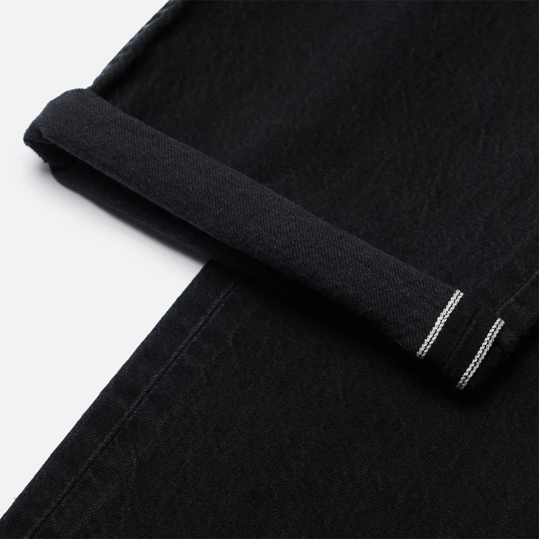 Edwin Мужские джинсы Loose Straight Kaihara Black x White Selvage 11 Oz