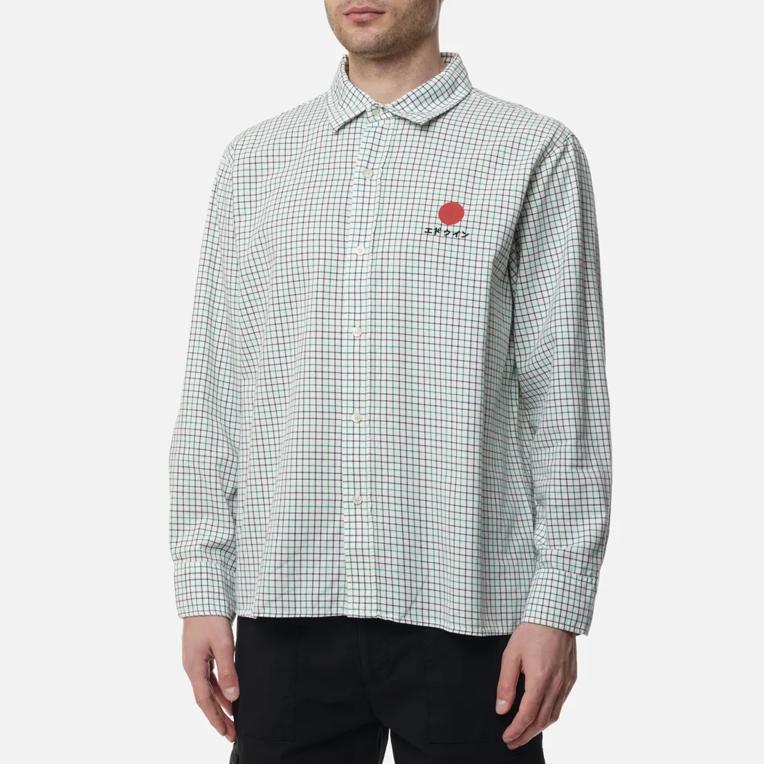 Edwin Мужская рубашка Red Dot Light Flannel