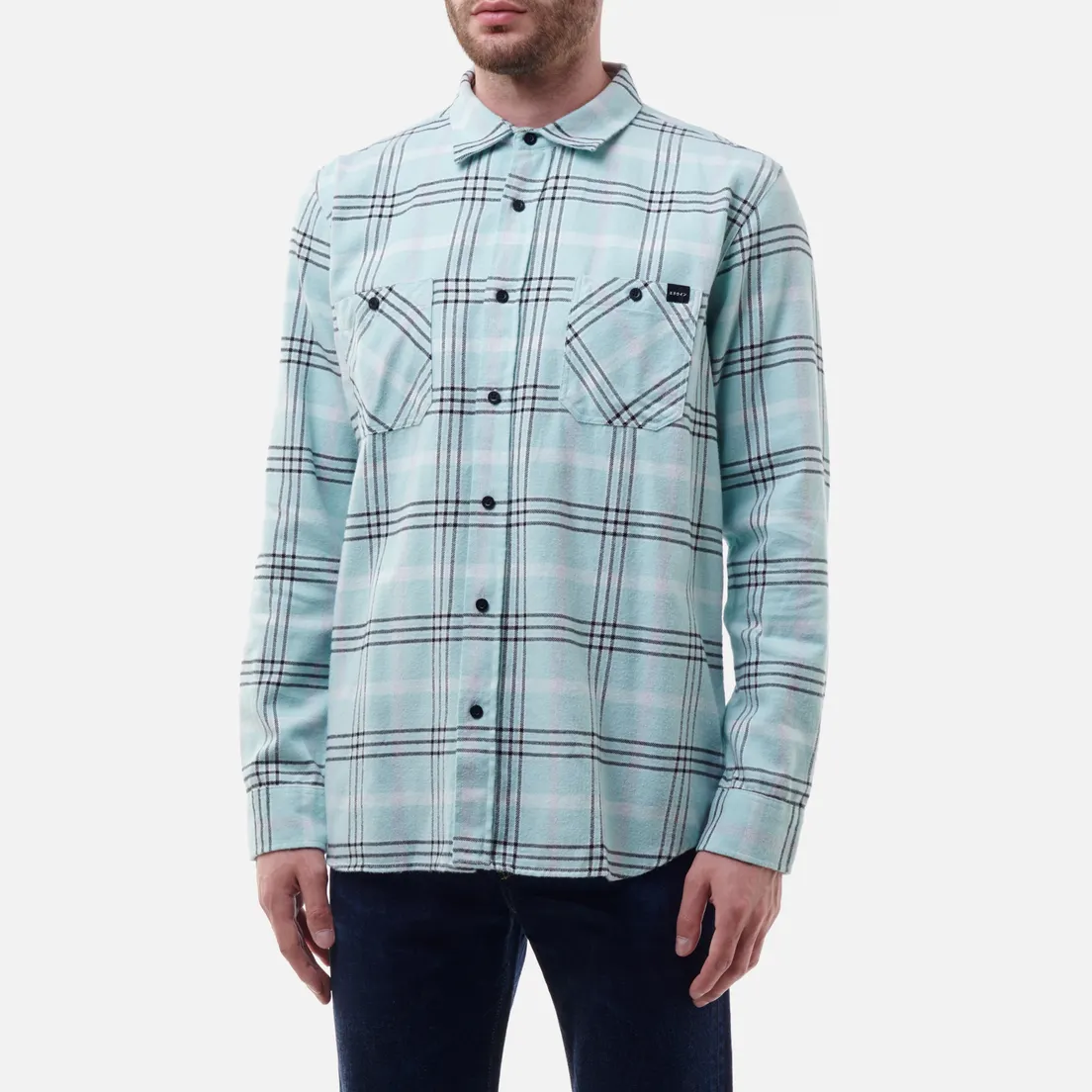 Edwin Мужская рубашка Labour Mid Flannel Brushed Cotton