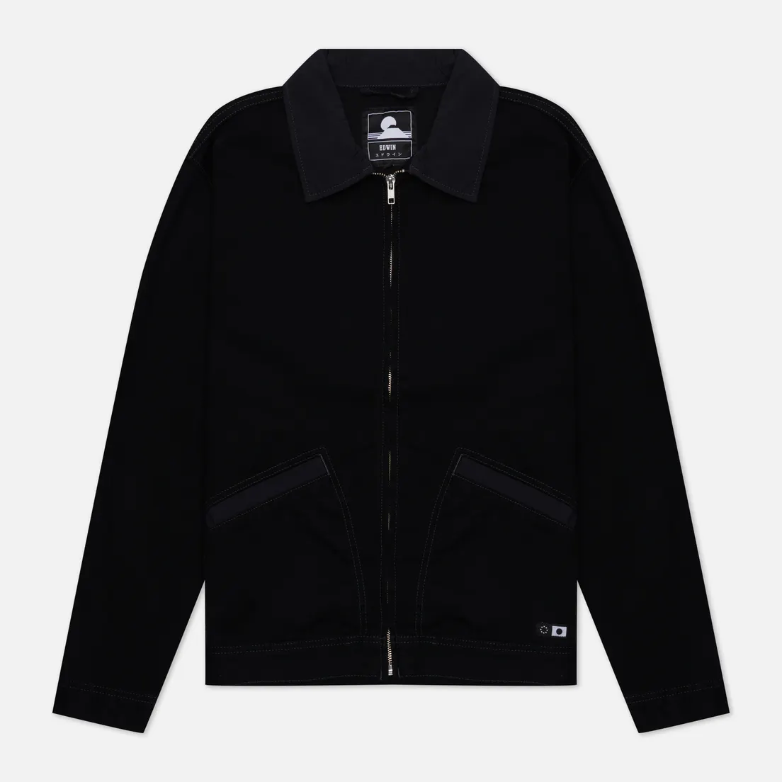 Edwin Мужская джинсовая куртка Aaren Wayward Black Left Hand Denim 10 Oz