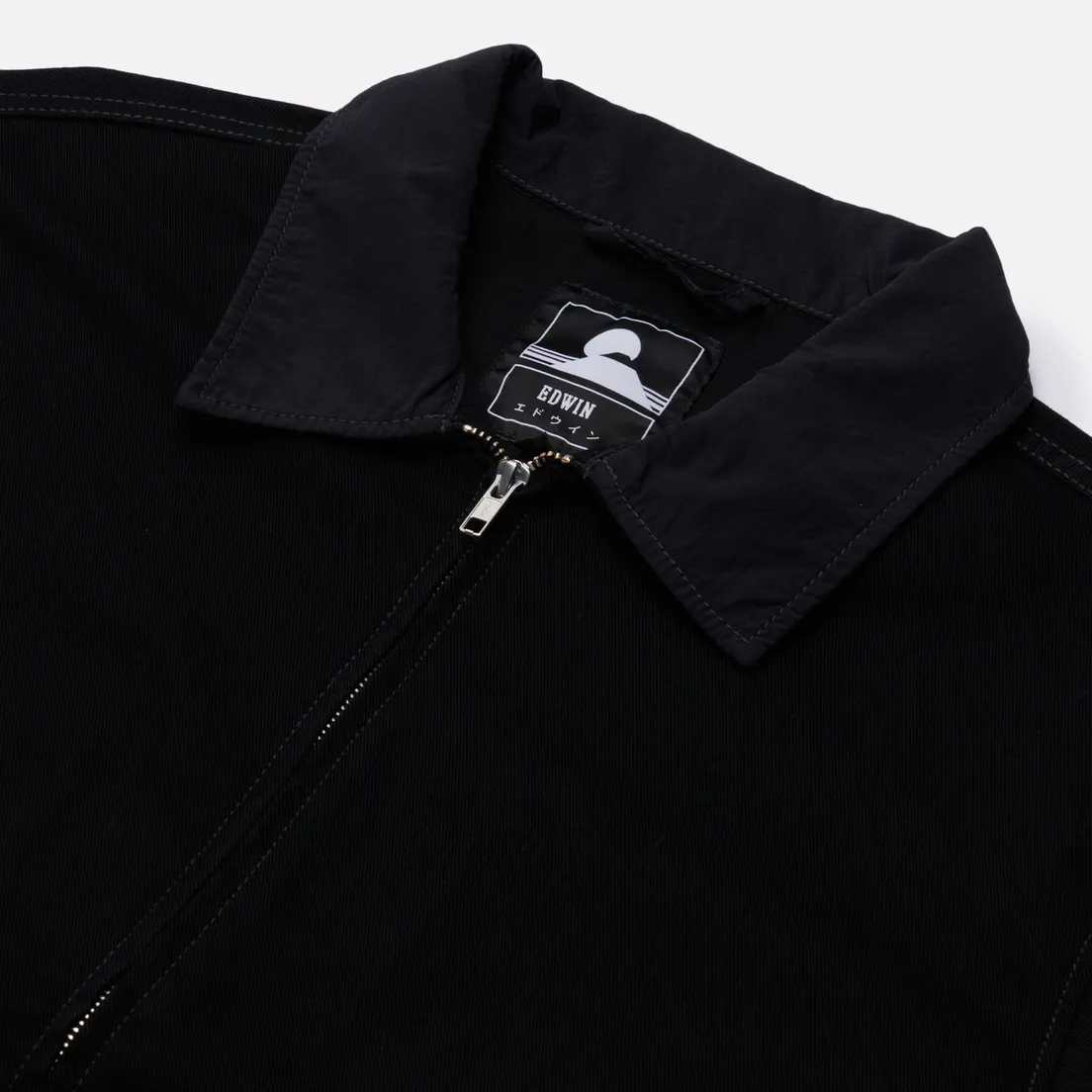 Edwin Мужская джинсовая куртка Aaren Wayward Black Left Hand Denim 10 Oz