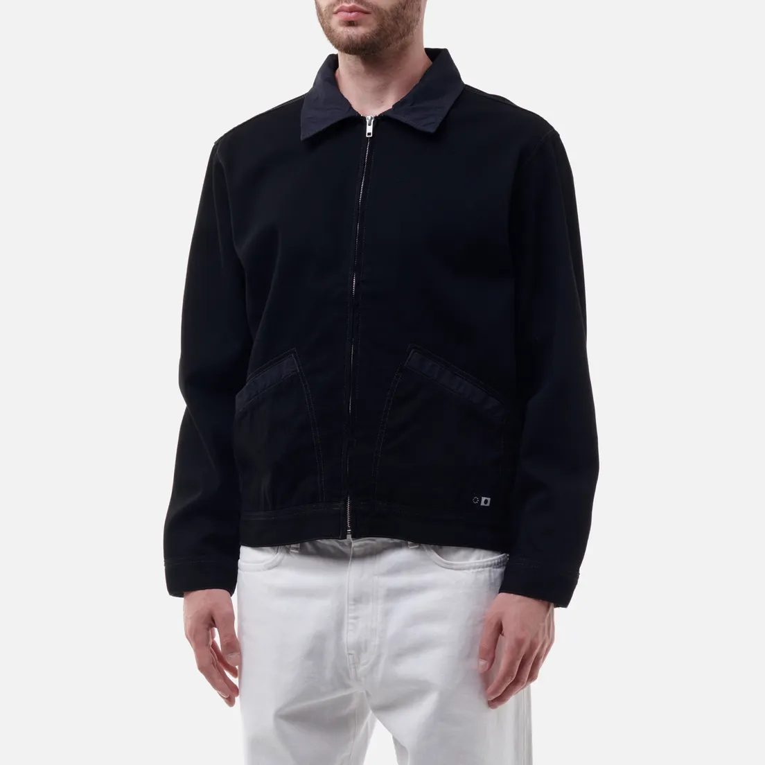 Edwin Мужская джинсовая куртка Aaren Wayward Black Left Hand Denim 10 Oz