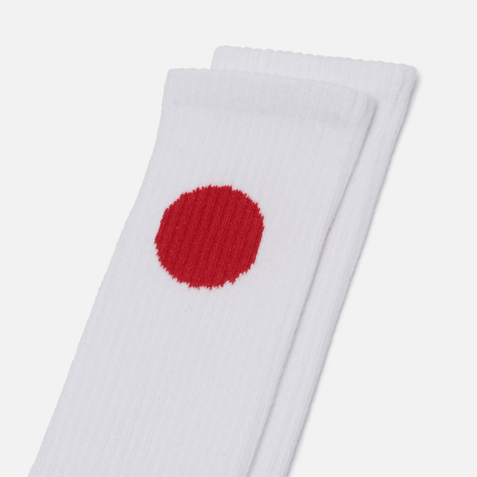 Носки Edwin, цвет белый, размер 41-46 I030554.02.00 x Democratique Socks Japanese Sun - фото 2
