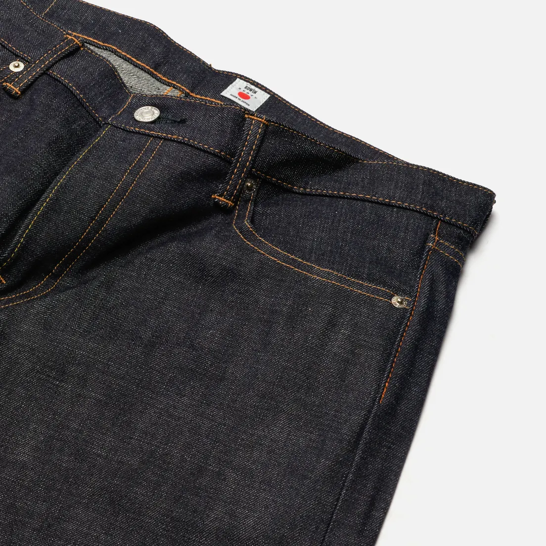 Edwin Мужские джинсы Regular Tapered Kaihara Dark Pure Indigo Rainbow Selvage 13.5 Oz